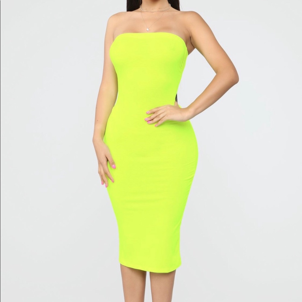 Rihanna tube dress